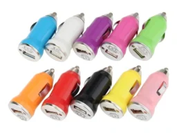 Адаптер  АЗУ  ( 12V ----> USB ) 1000mAh (цветные)  >