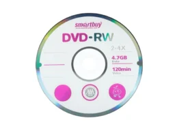 Диск DVD-RW    SMART BUY  4,7  GB 4x  Slim  /5