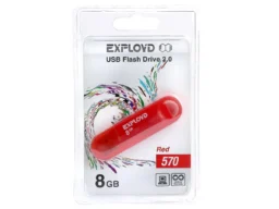 USB  8GB  Exployd  570  красный