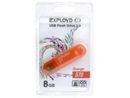 USB  8GB  Exployd  570  оранжевый