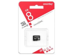 MicroSD  8GB  Smart Buy Class 10 без адаптера