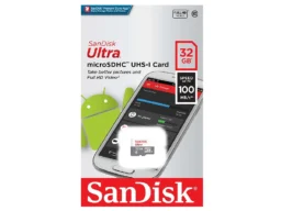 MicroSD  32GB  SanDisk Class 10 Ultra Light UHS-I  (100 Mb/s) без адаптера