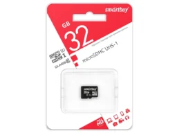 MicroSD  32GB  Smart Buy Class 10 UHS-I без адаптера