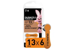 Элемент питания DURACELL ZA13 6BL (для слуховых аппаратов) (6/60/600/54000)
