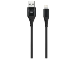 Кабель Smartbuy 8pin в рез.оплет. Gear, 1м. мет.након.,