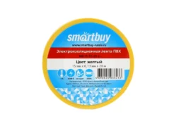 Изолента SMARTBUY 0,13х15мм, 20 метров, желтая (SBE-IT-15-20-y) (10/200)