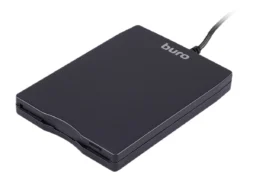 Дисковод USB 3.5" Buro BUM-USB FDD 1.44Mb внешний черный