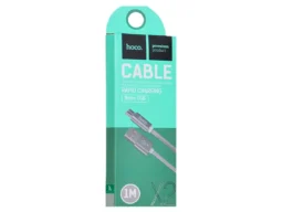 Кабель USB - микро USB HOCO X2, 1.0м, круглый, 2.1A, ткань, цвет: серый (1/30/300)