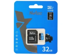 MicroSD  32GB  Netac  P500  Standard  Class 10  UHS-I (90 Mb/s) + SD адаптер