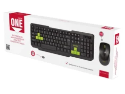 Набор Smartbuy ONE 230346AG-KN,черно-зеленый, беспроводной(1/20)