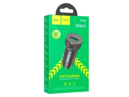 АЗУ 1 USB HOCO Z49A Level , 3.0A, пластик, цвет: чёрный (1/13/130)