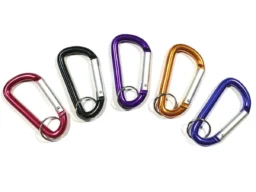 Набор цветных карабинов  6,5см. 12шт.
